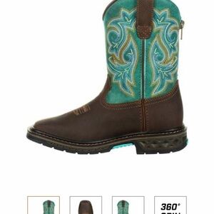 Georgia boots kids size 11